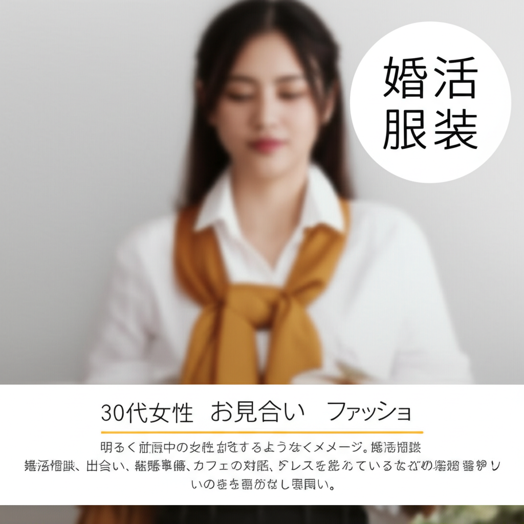 30代女性必見！婚活で絶対に失敗しない服装選び完全ガイド【お見合い・パーティー・デートまで完全対応】