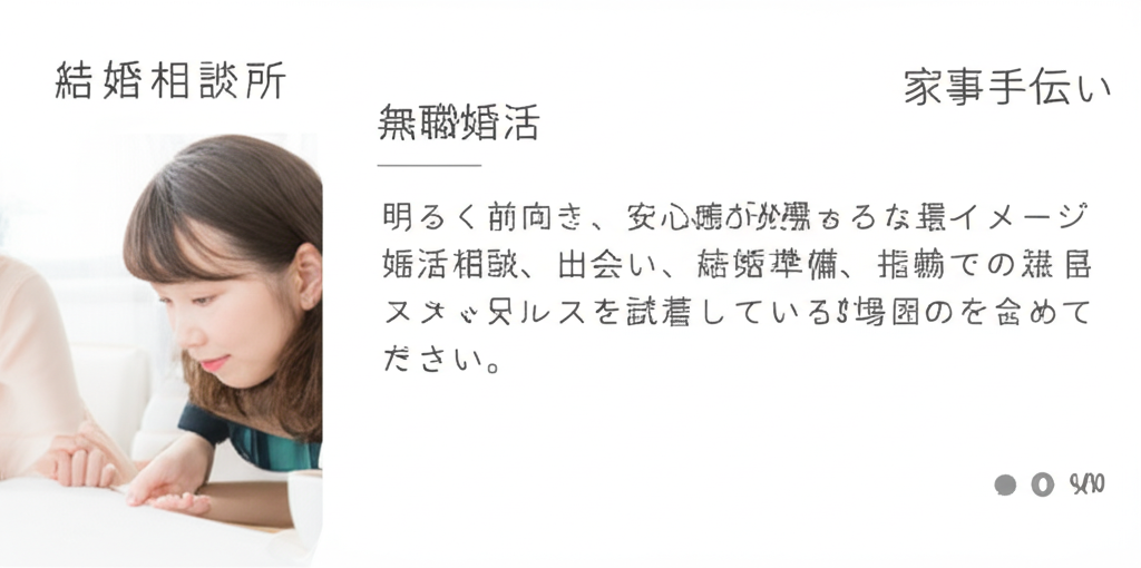 無職・家事手伝いでも結婚できる！30代女性が結婚相談所で成功する5つの戦略